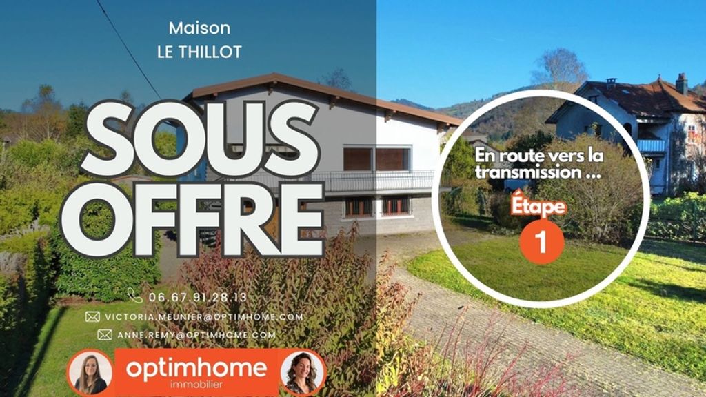 Achat maison à vendre 5 chambres 141 m² - Le Thillot