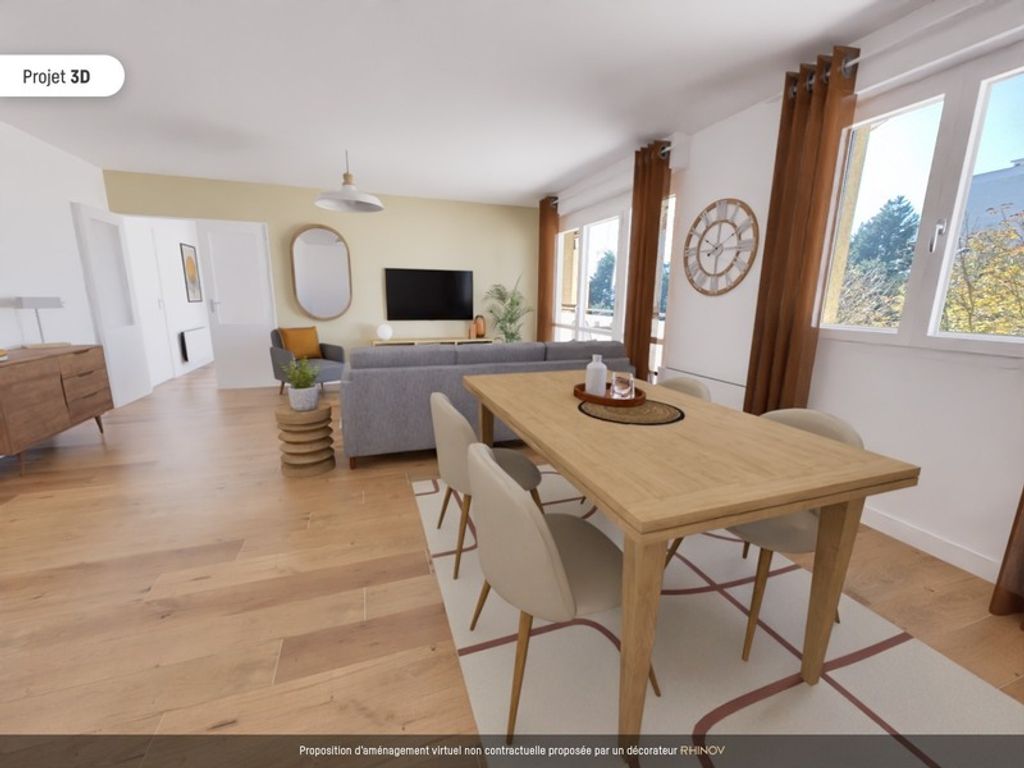 Achat appartement à vendre 4 pièces 81 m² - Saint-Étienne