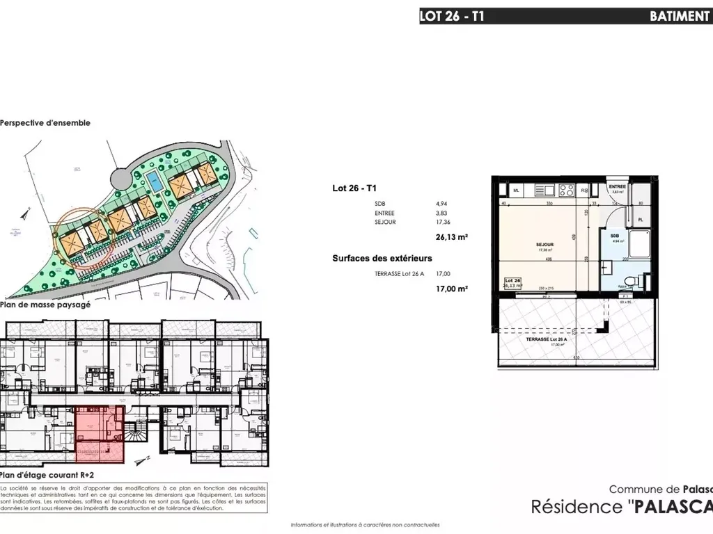 Achat appartement 1 pièce(s) L'Île-Rousse