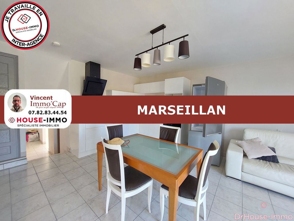 Achat maison à vendre 3 chambres 105 m² - Marseillan