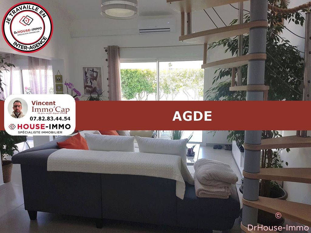 Achat maison à vendre 3 chambres 110 m² - Agde