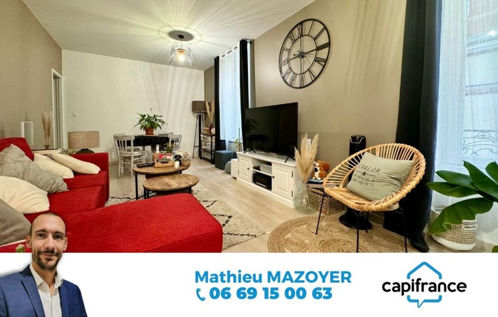 Achat appartement à vendre 3 pièces 65 m² - Chalon-sur-Saône