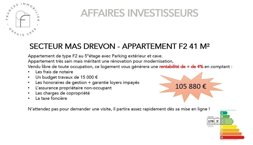 Achat appartement à vendre 2 pièces 41 m² - Montpellier