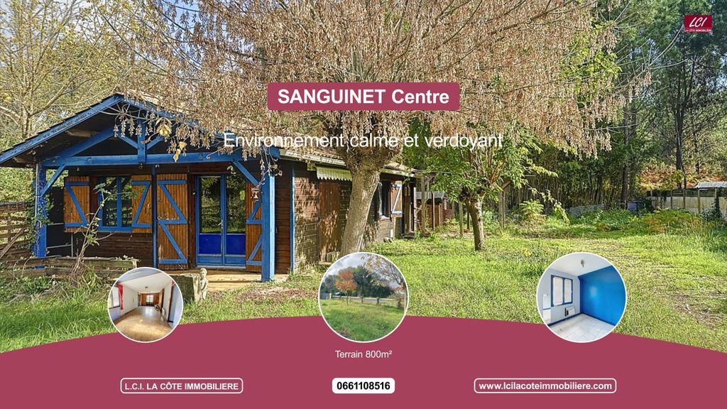 Achat maison à vendre 2 chambres 69 m² - Sanguinet