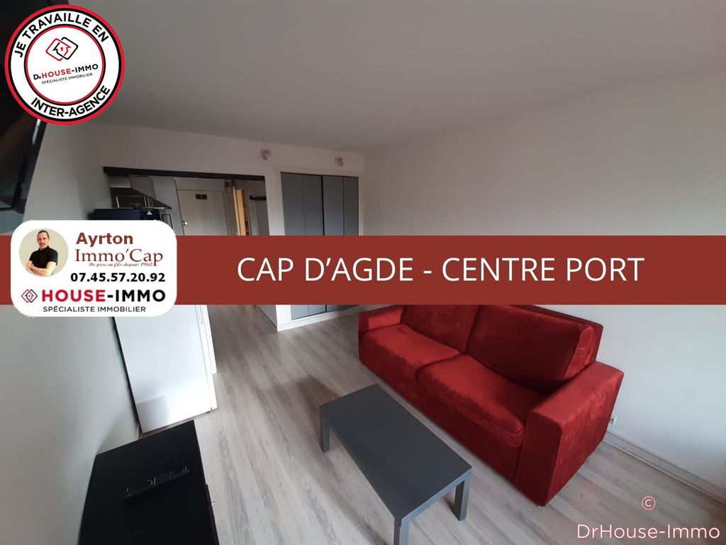 Achat studio à vendre 20 m² - Agde