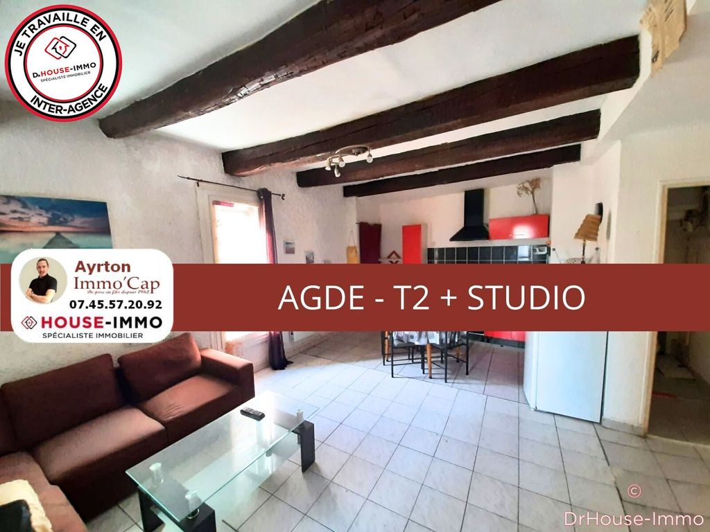 Achat appartement à vendre 3 pièces 65 m² - Agde