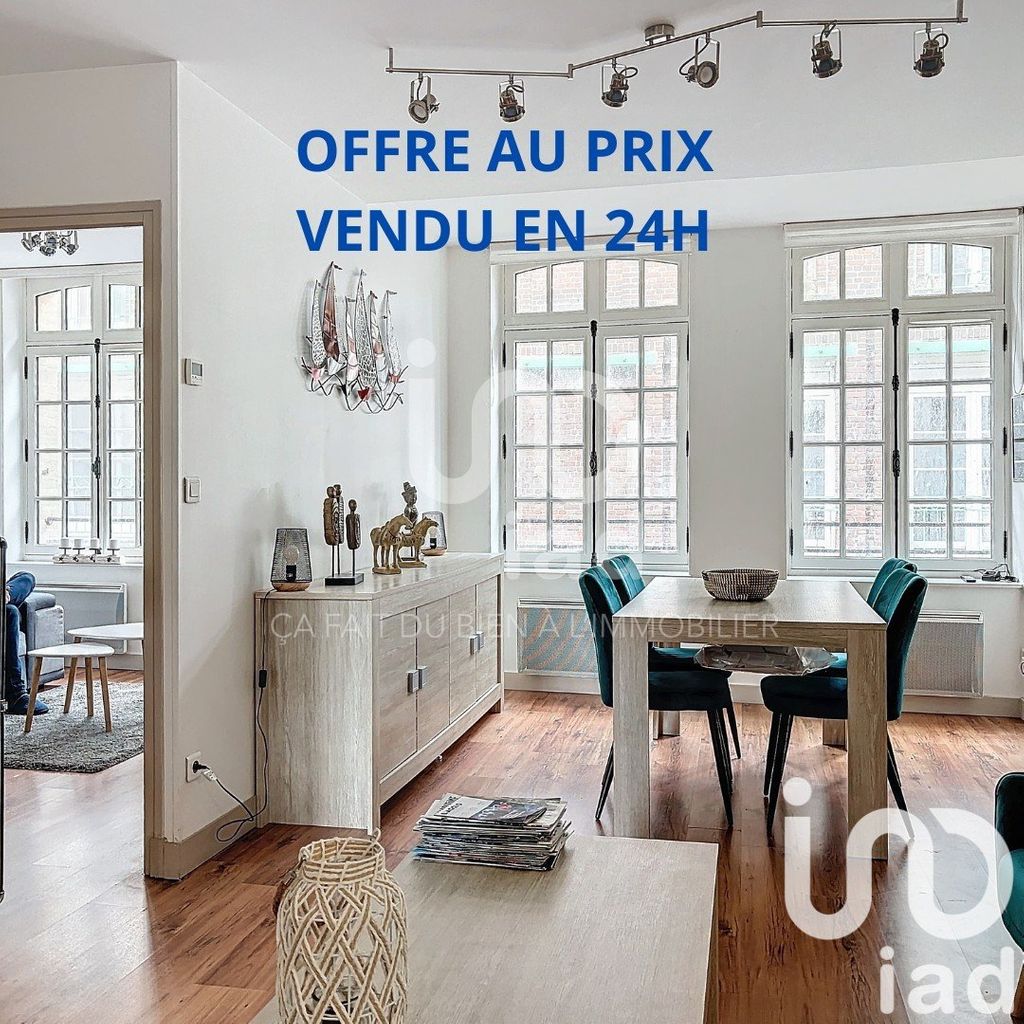 Achat appartement à vendre 3 pièces 57 m² - Dieppe