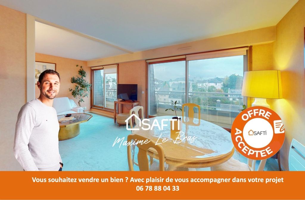 Achat appartement à vendre 2 pièces 60 m² - Quimper