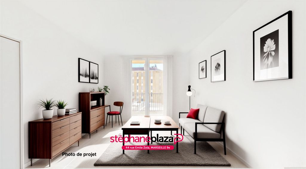 Achat appartement à vendre 3 pièces 56 m² - Marseille 6ème arrondissement