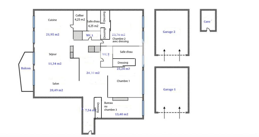 Achat appartement à vendre 4 pièces 161 m² - Saint-Raphaël