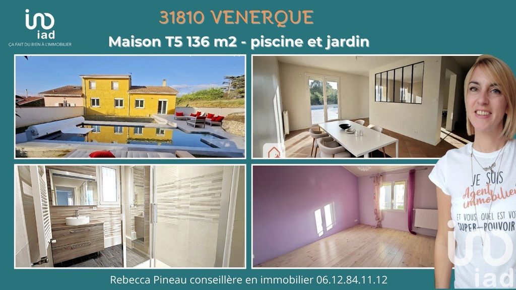 Achat maison à vendre 4 chambres 136 m² - Venerque