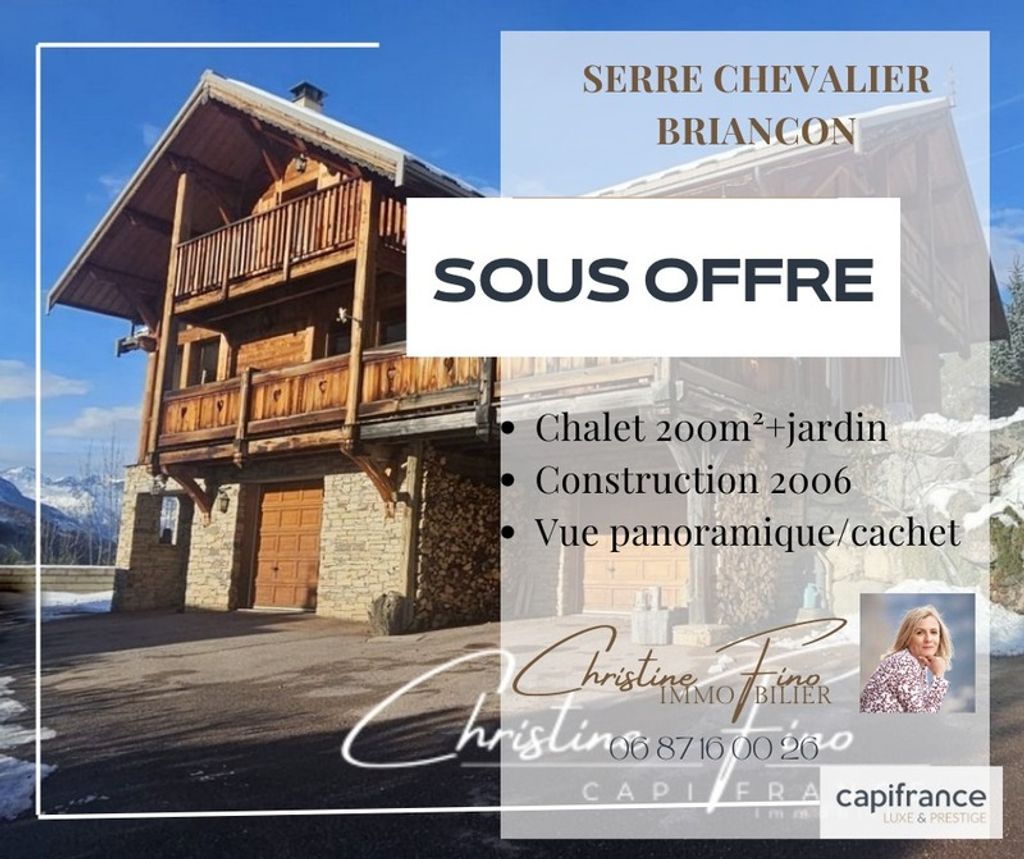 Achat maison à vendre 4 chambres 212 m² - Briançon