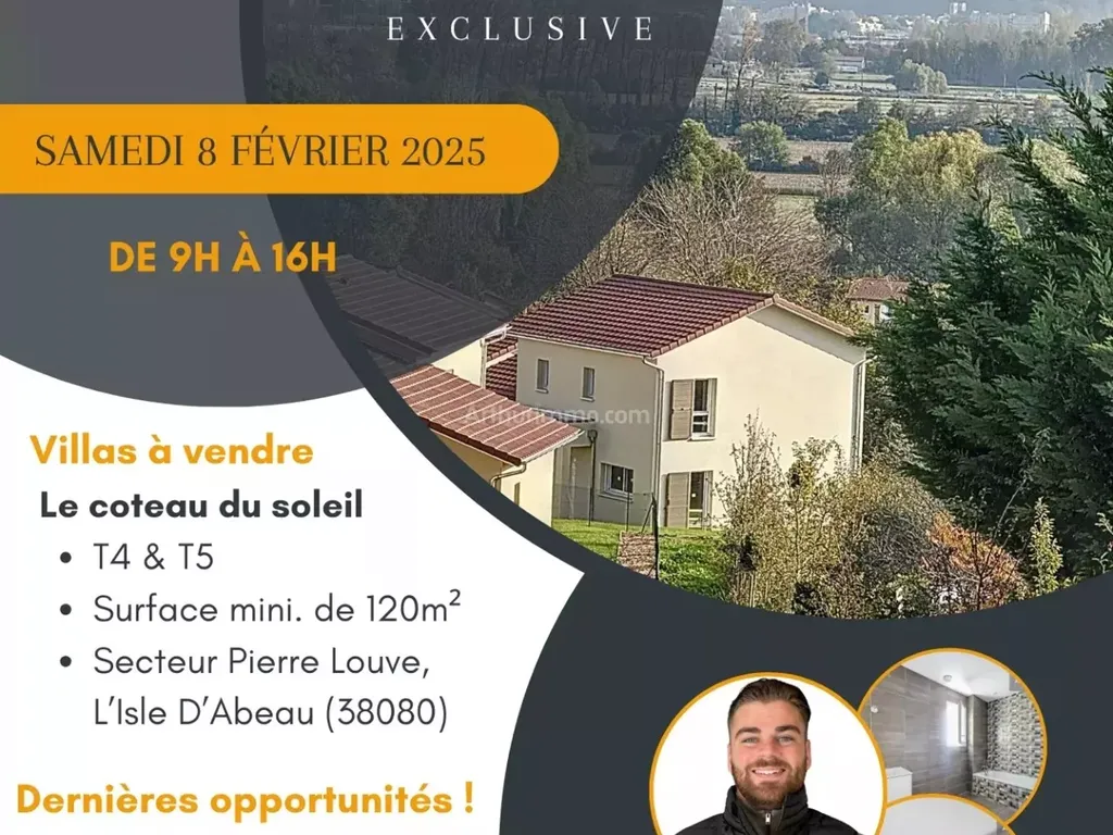 Achat maison à vendre 4 chambres 126 m² - L'Isle-d'Abeau