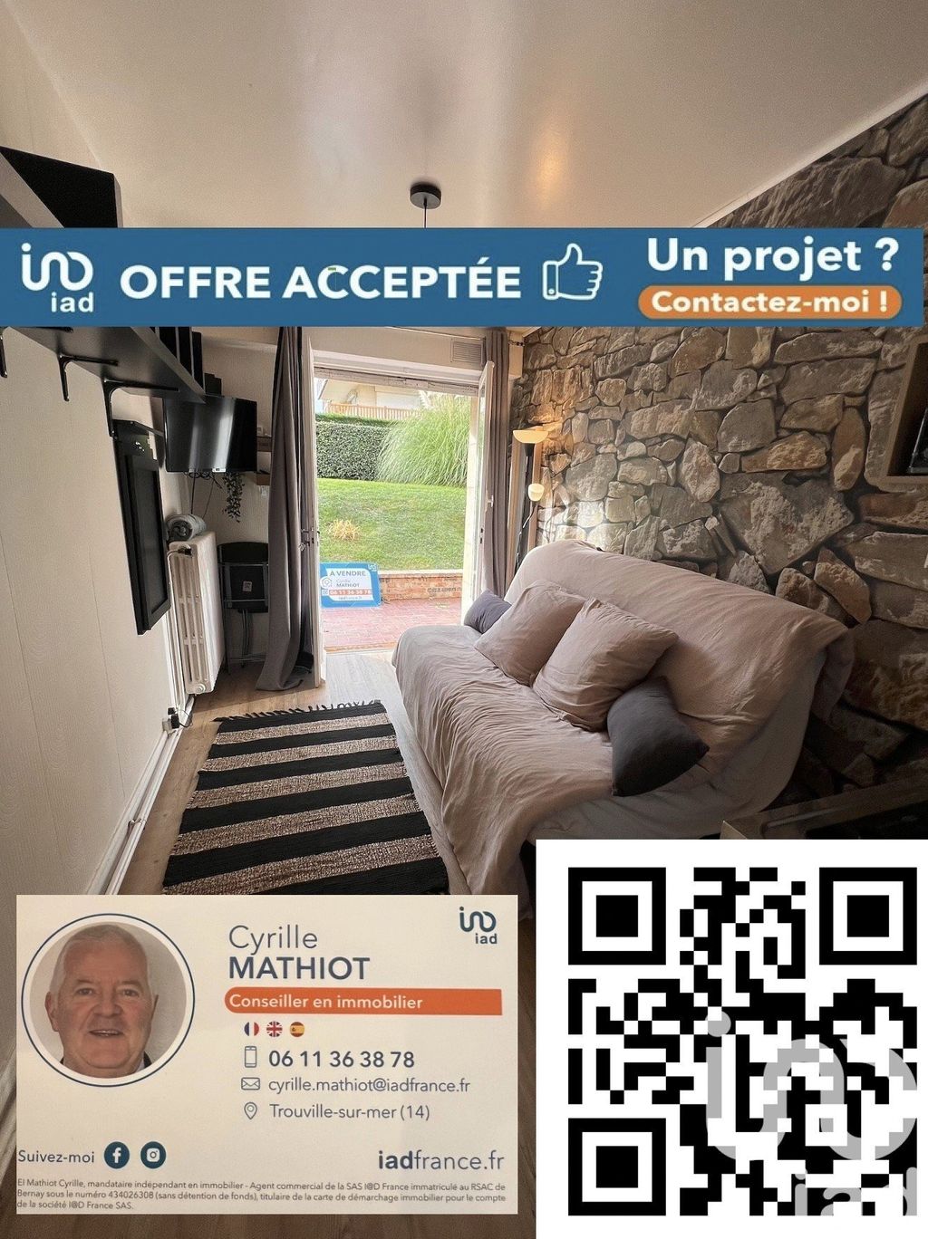 Achat studio à vendre 12 m² - Deauville