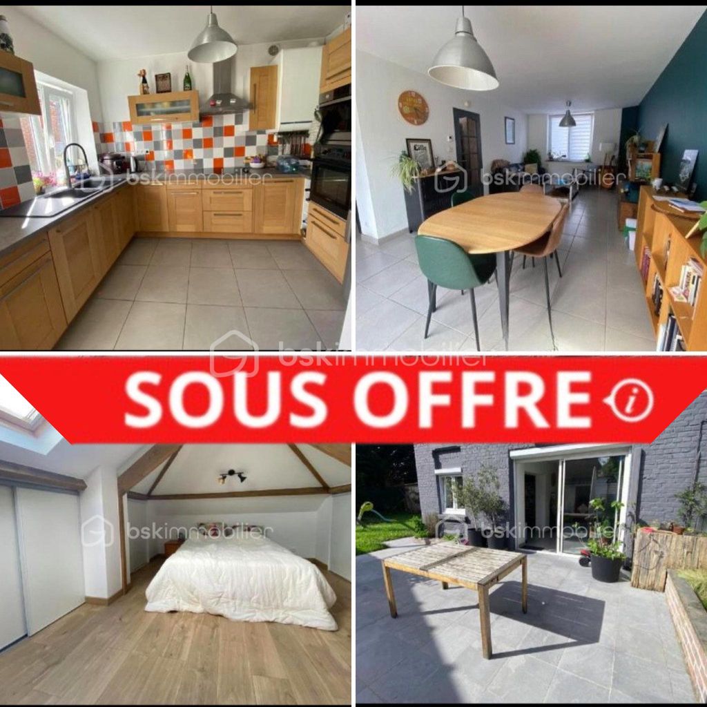 Achat maison à vendre 3 chambres 82 m² - Wasquehal