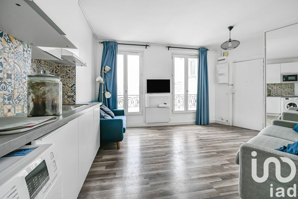 Achat studio à vendre 21 m² - Paris 18ème arrondissement