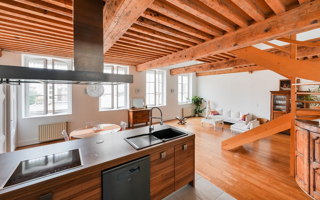 Achat duplex à vendre 3 pièces 116 m² - Lyon 4ème arrondissement