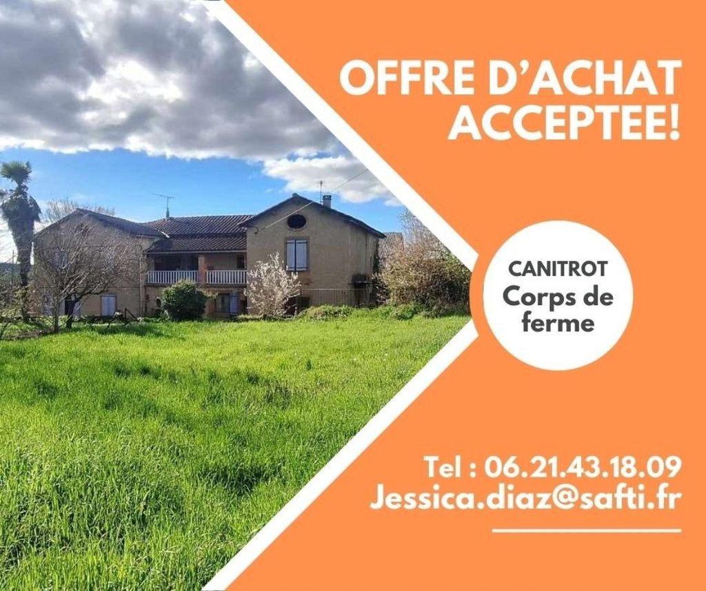 Achat maison à vendre 5 chambres 240 m² - Monestiés