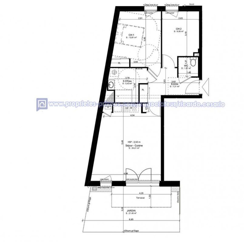 Achat appartement 3 pièce(s) Douarnenez