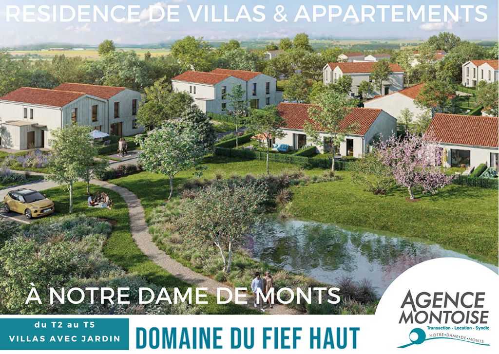 Achat maison à vendre 2 chambres 53 m² - Notre-Dame-de-Monts