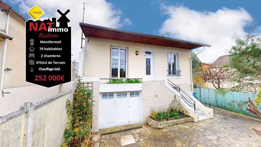 Achat maison à vendre 2 chambres 70 m² - Montfermeil