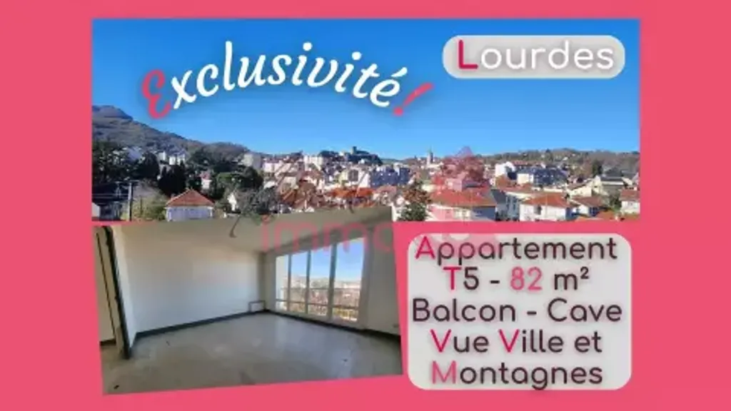 Achat appartement à vendre 5 pièces 82 m² - Lourdes