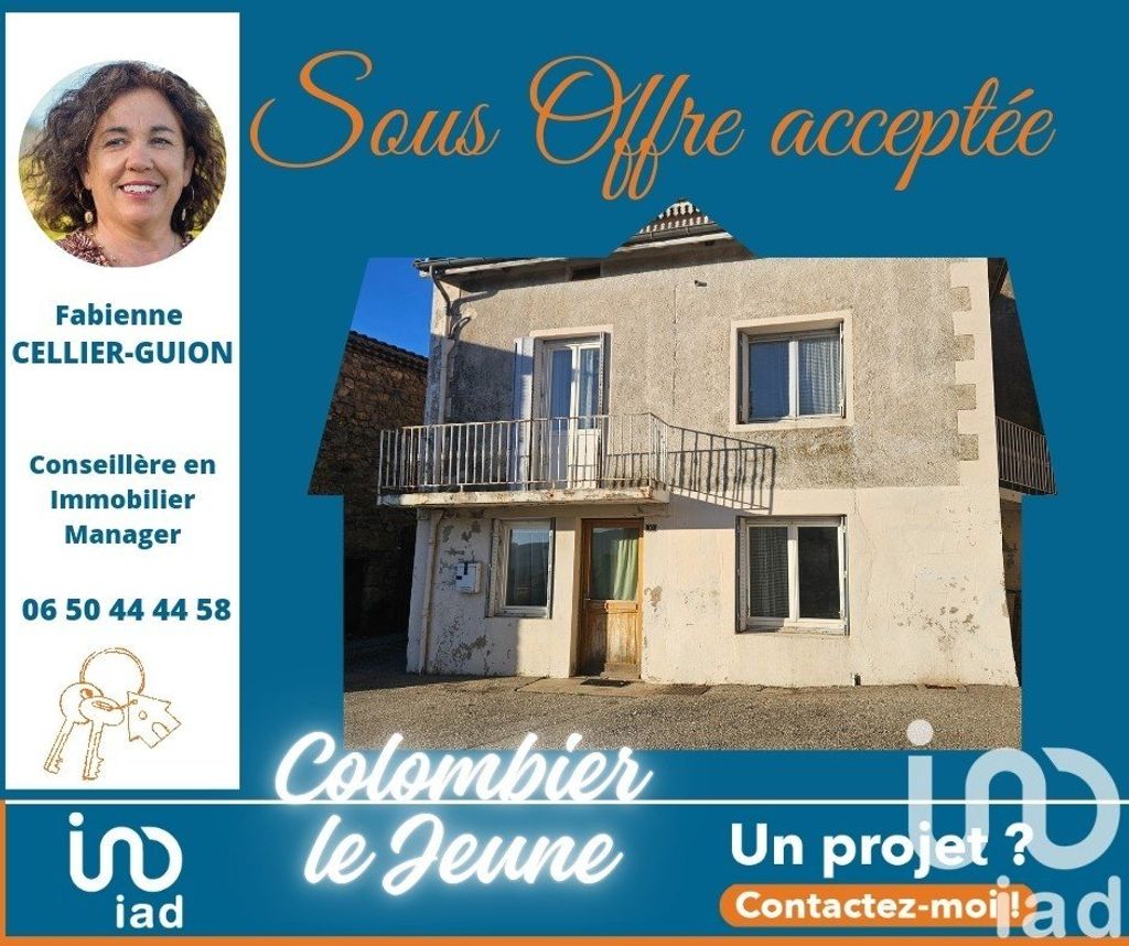 Achat maison à vendre 2 chambres 61 m² - Colombier-le-Jeune