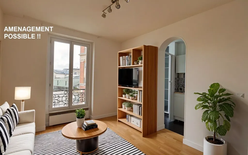 Achat appartement à vendre 2 pièces 28 m² - Paris 18ème arrondissement