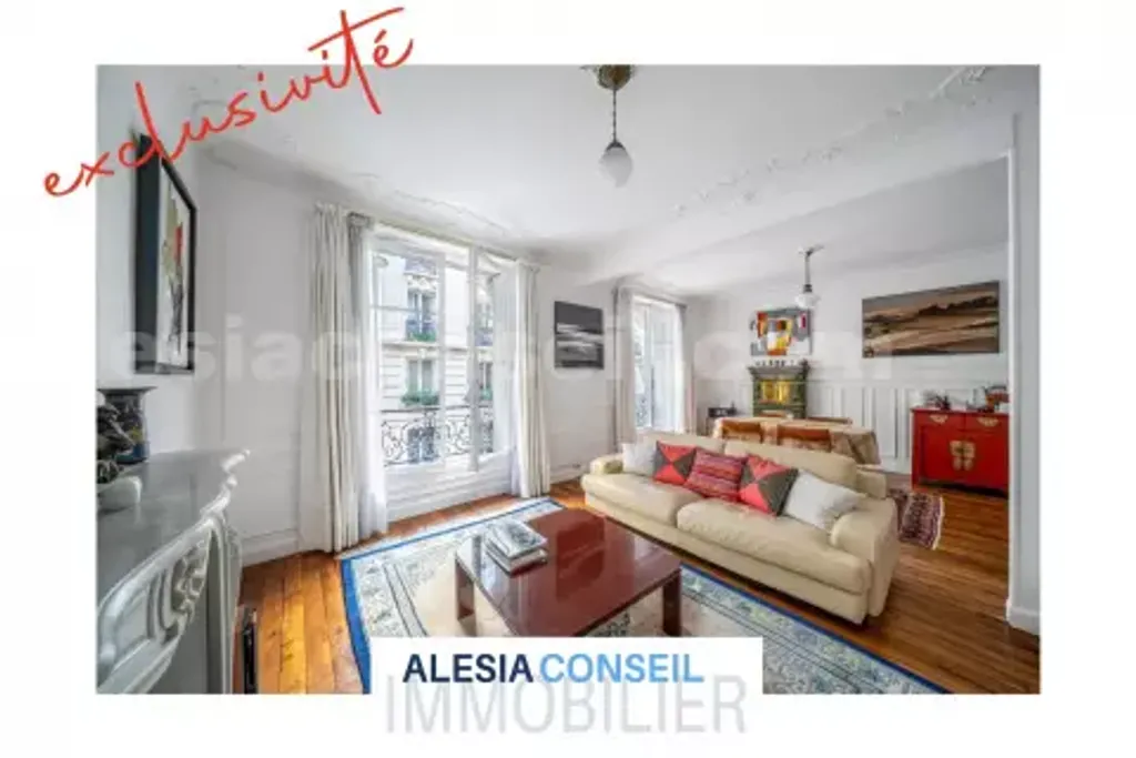 Achat appartement à vendre 4 pièces 87 m² - Paris 14ème arrondissement