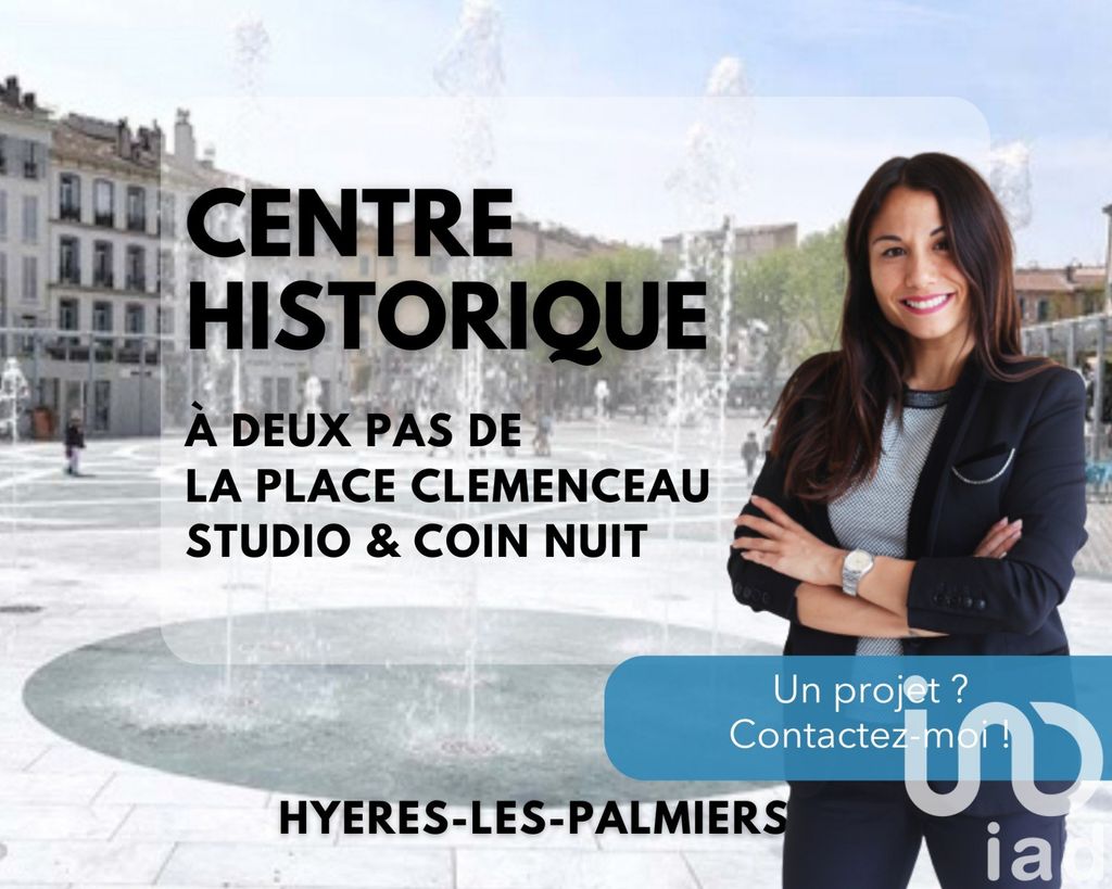 Achat studio à vendre 34 m² - Hyères