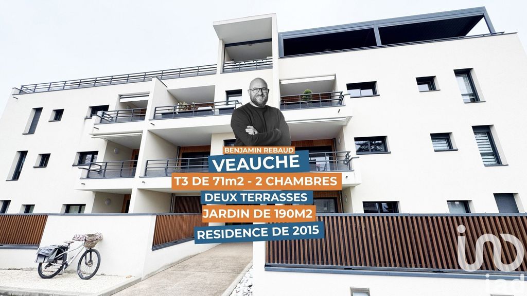 Achat appartement à vendre 3 pièces 71 m² - Veauche