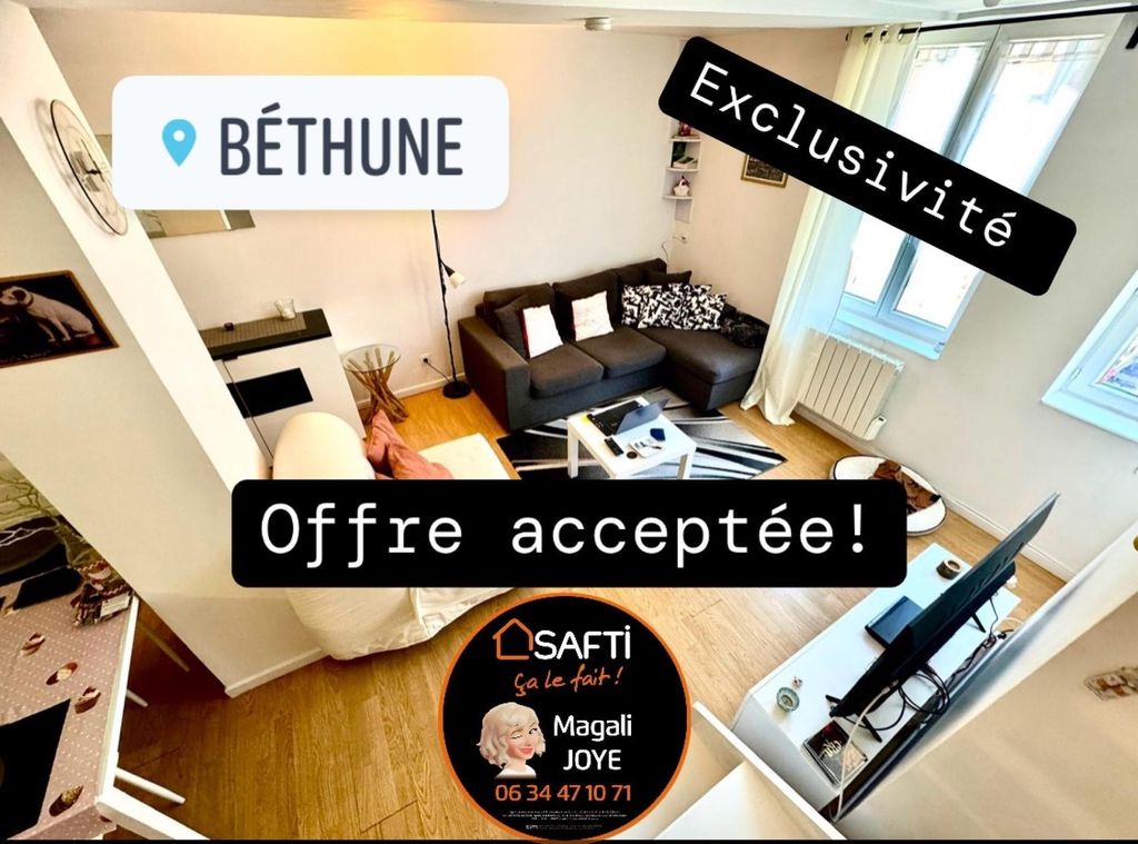 Achat duplex à vendre 3 pièces 56 m² - Béthune