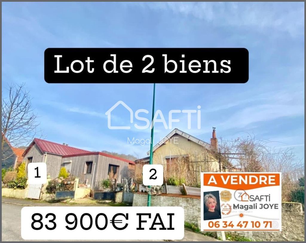 Achat maison à vendre 3 chambres 110 m² - Ablain-Saint-Nazaire