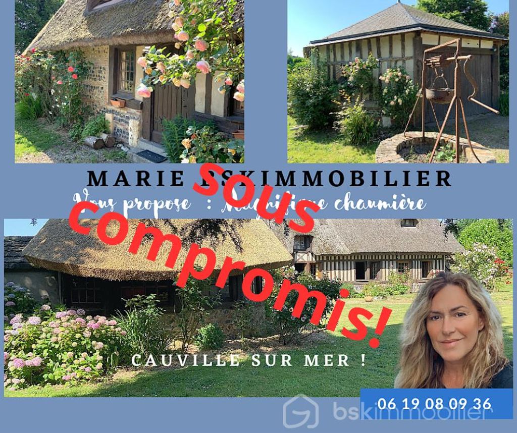 Achat maison à vendre 4 chambres 190 m² - Cauville-sur-Mer