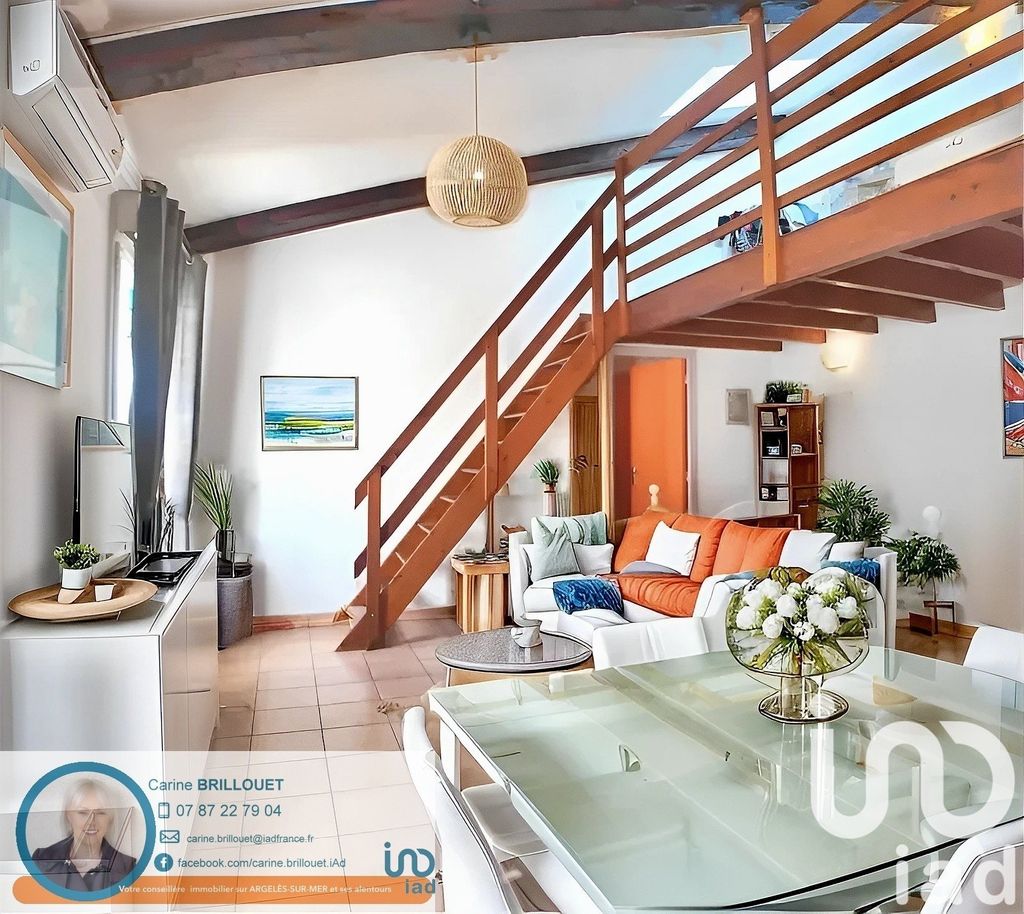 Achat duplex à vendre 2 pièces 57 m² - Argelès-sur-Mer