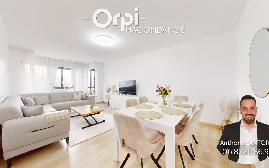 Achat appartement à vendre 4 pièces 98 m² - Rombas