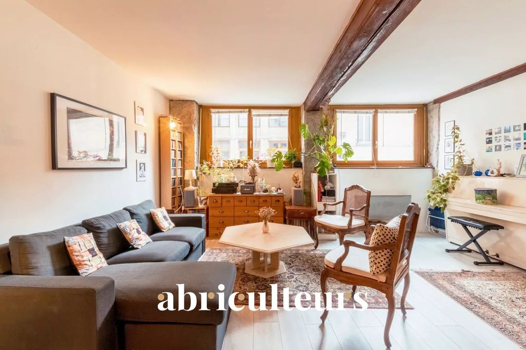 Achat duplex à vendre 3 pièces 77 m² - Lyon 1er arrondissement