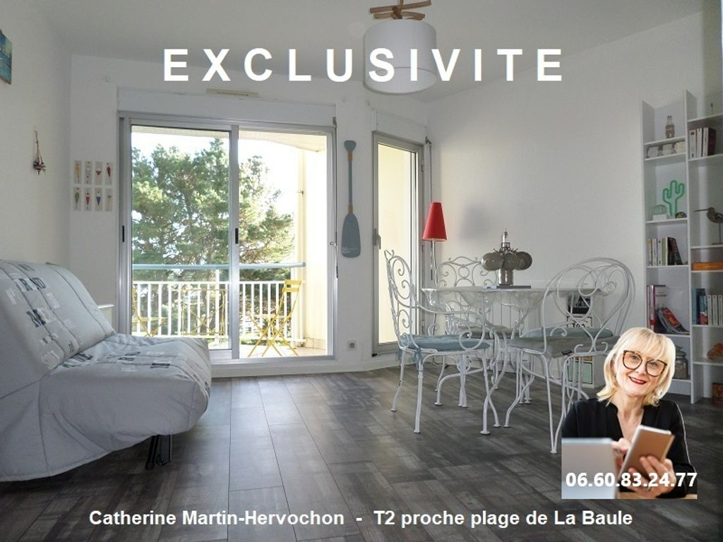 Achat appartement à vendre 2 pièces 31 m² - La Baule-Escoublac