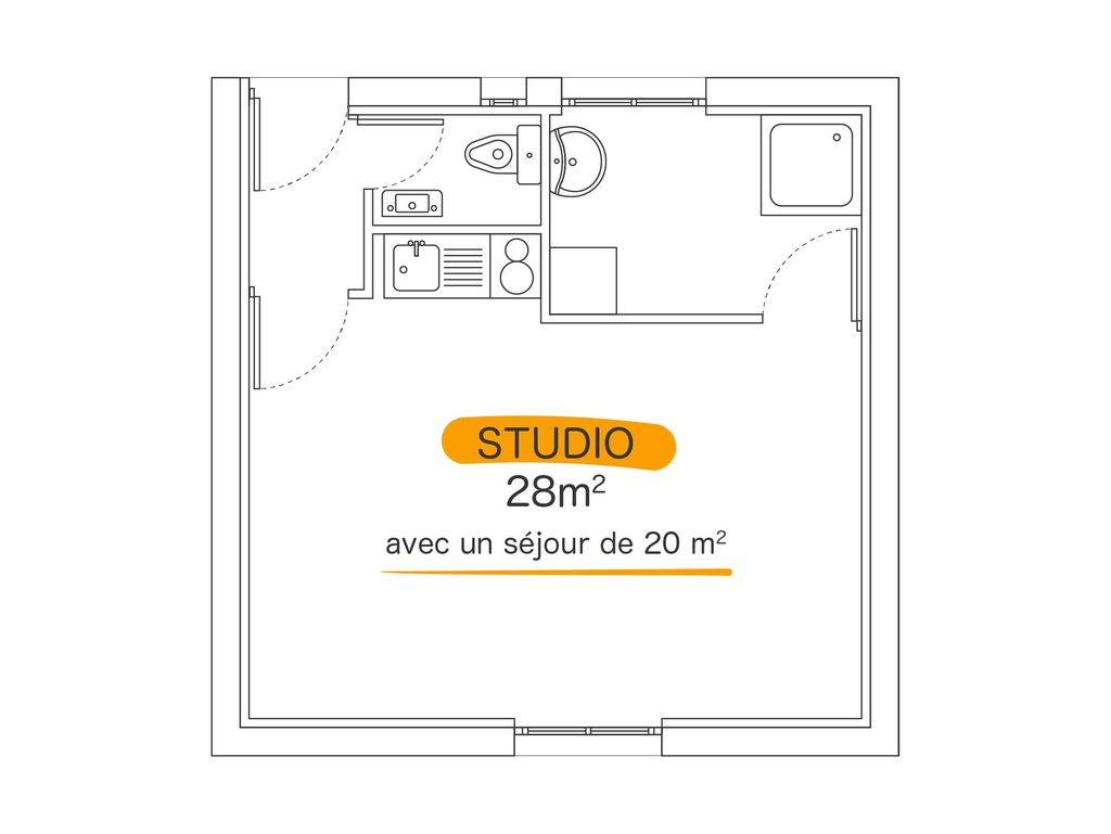 Achat studio à vendre 28 m² - Guémené-Penfao