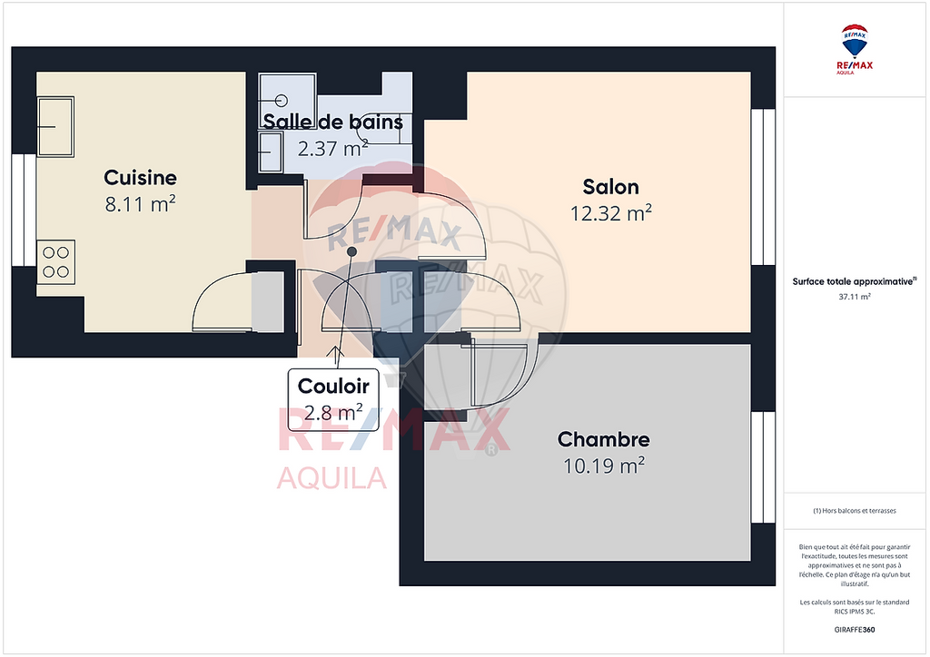 Achat appartement à vendre 2 pièces 37 m² - Villeurbanne