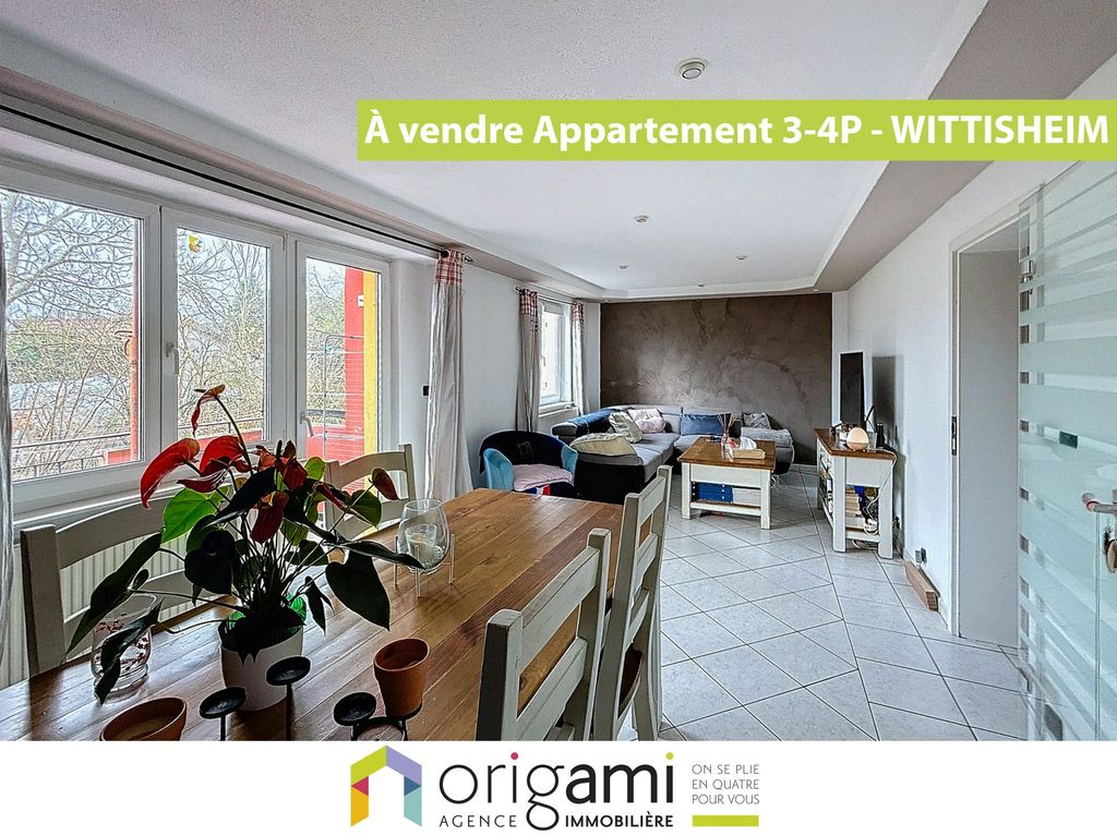 Achat appartement à vendre 4 pièces 75 m² - Wittisheim