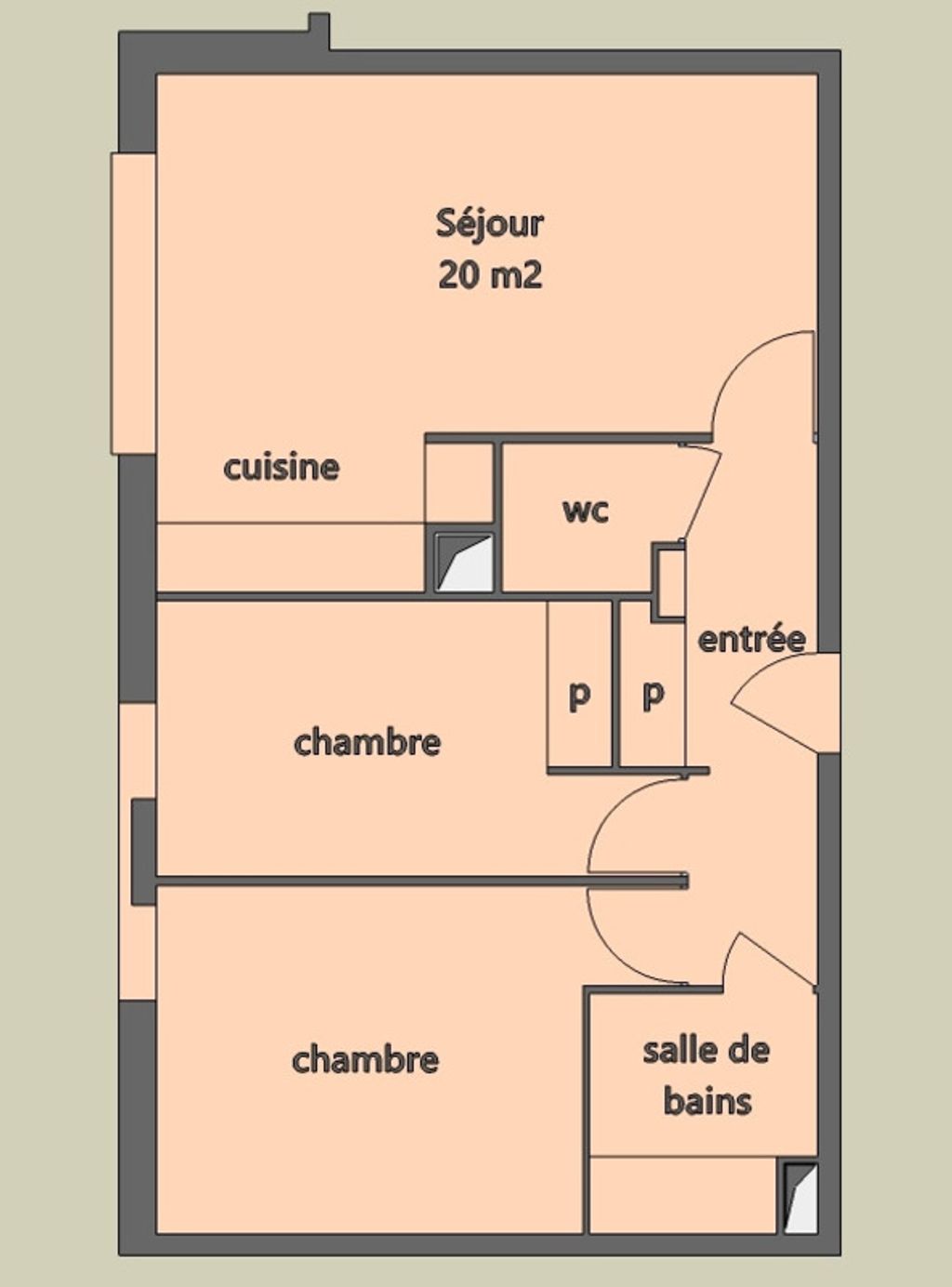 Achat appartement à vendre 3 pièces 61 m² - Rouen