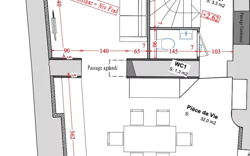 Achat triplex à vendre 3 pièces 123 m² - Champagne-au-Mont-d'Or