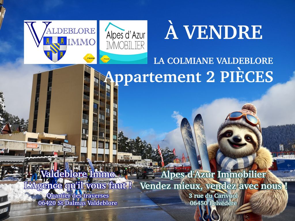 Achat appartement à vendre 2 pièces 36 m² - Valdeblore