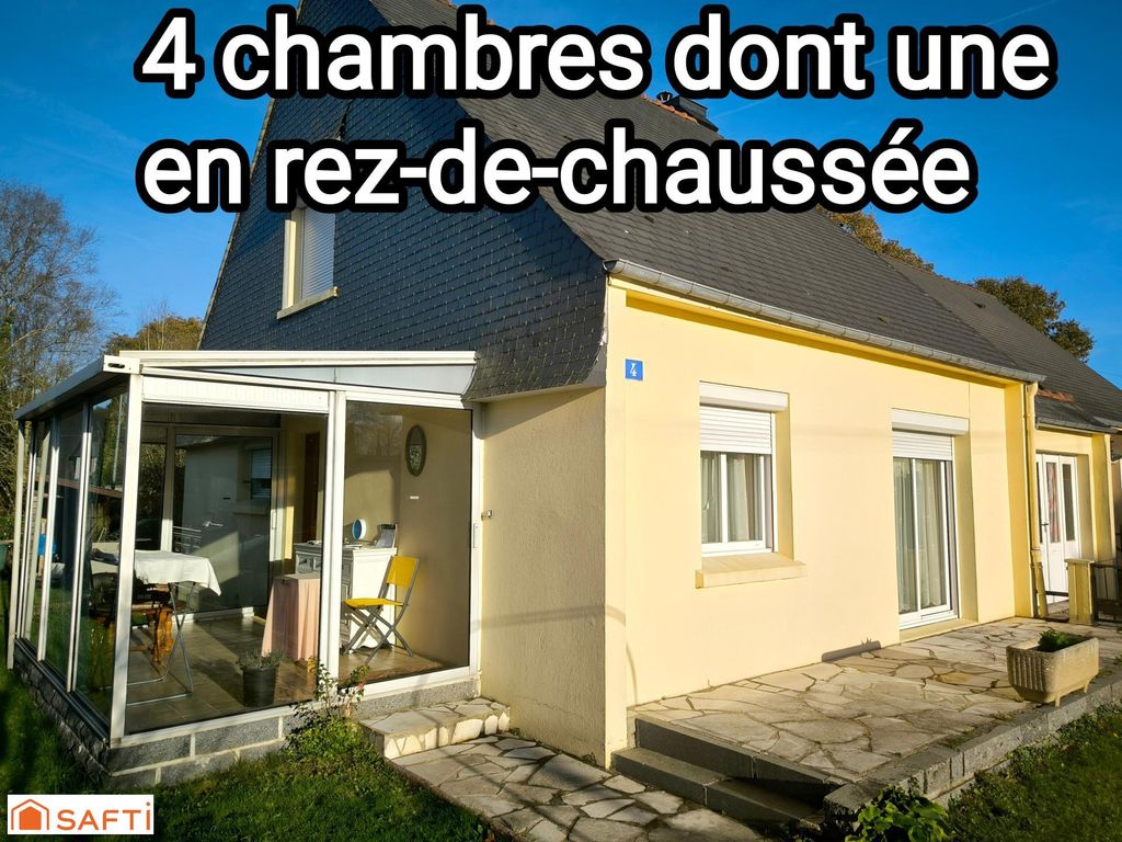 Achat maison à vendre 4 chambres 88 m² - Plouguernével