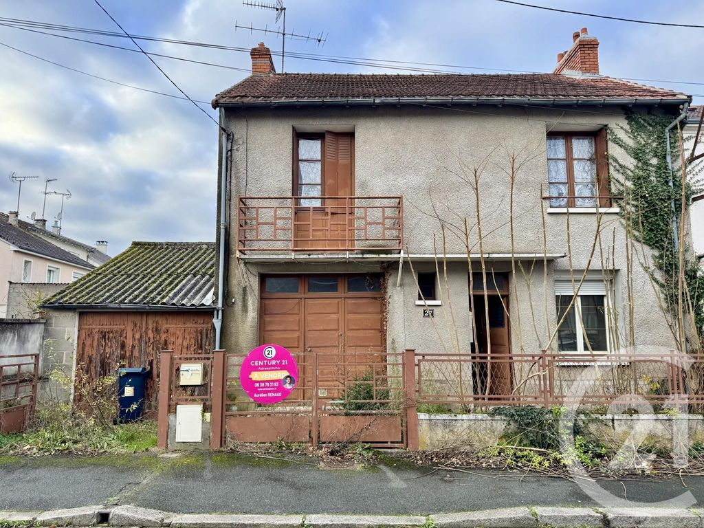 Achat maison à vendre 3 chambres 87 m² - Châteauroux