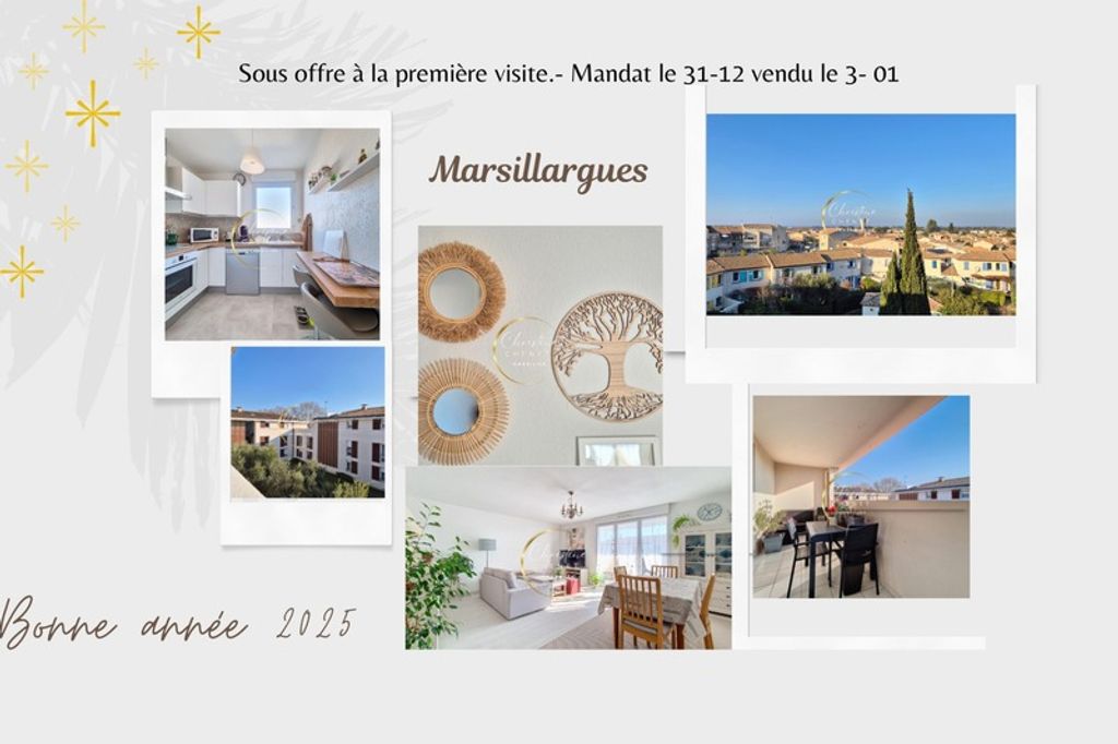 Achat appartement à vendre 3 pièces 67 m² - Marsillargues