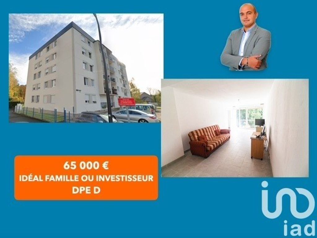 Achat appartement à vendre 3 pièces 77 m² - Déville-lès-Rouen