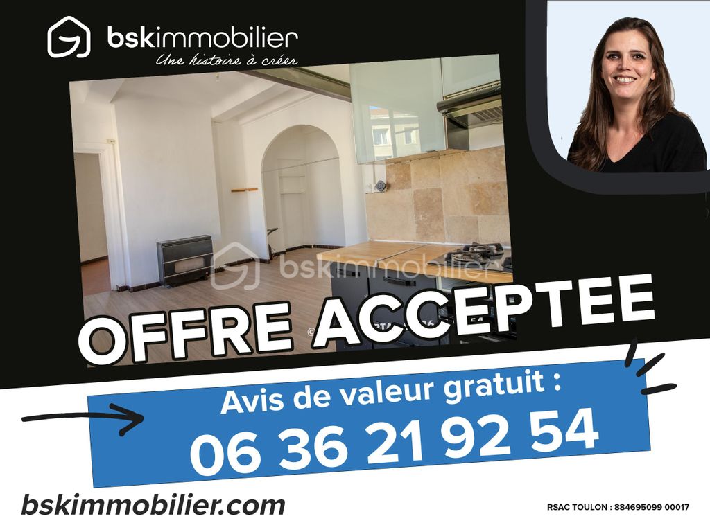 Achat appartement à vendre 2 pièces 50 m² - Toulon