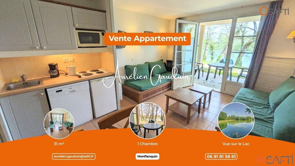 Achat appartement à vendre 3 pièces 32 m² - Monflanquin